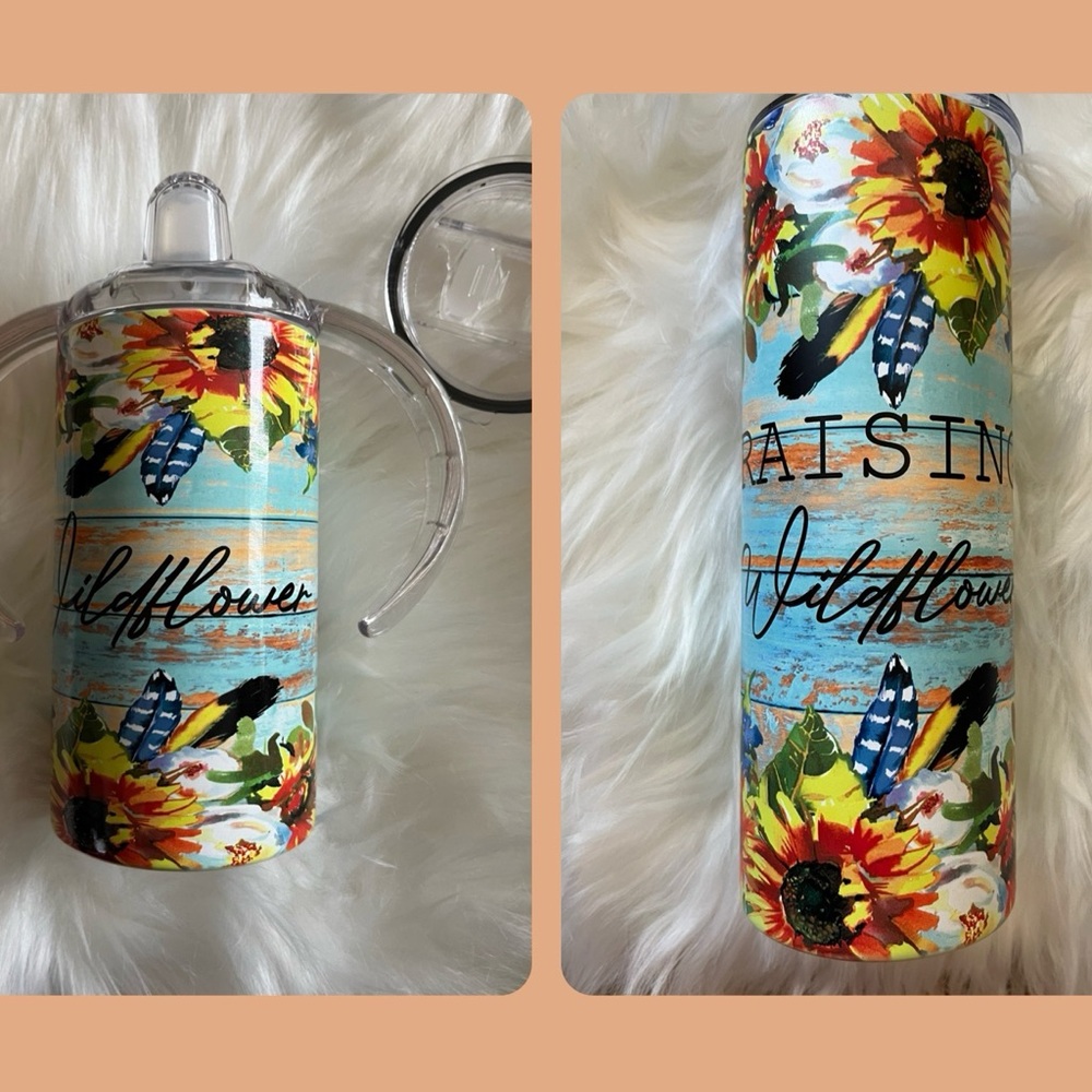 Mom and Mini Floral Insulated Tumbler 
Raising Wildflower